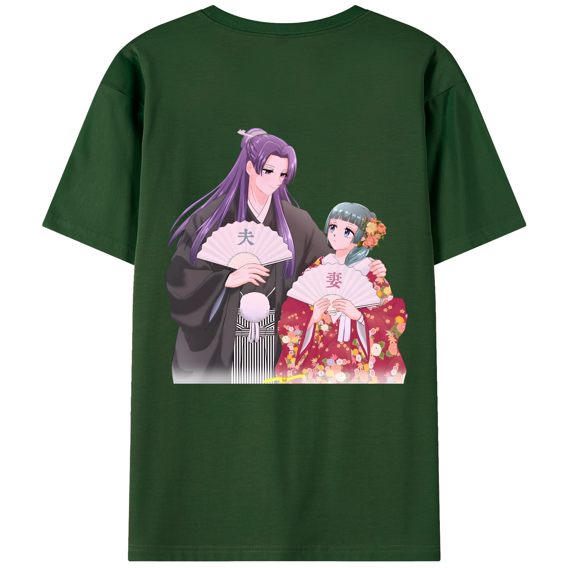 （画像用） 薬屋のひとりごと The Apothecary Diaries 綿100％半袖Tシャツ（背面プリント）